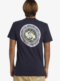 Quiksilver Tees|Omni Circle T-Shirt Navy Blazer