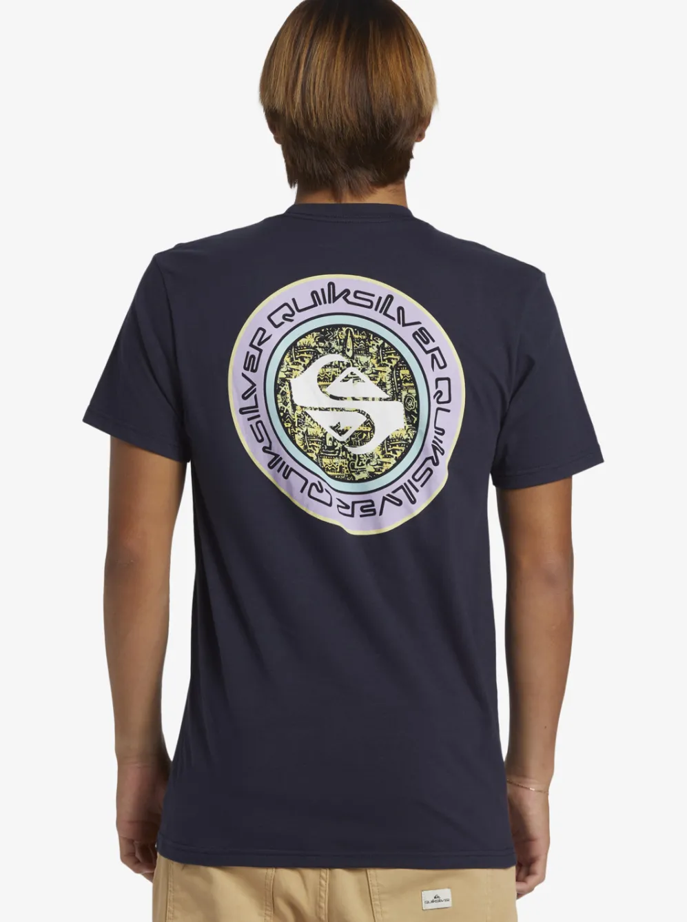Quiksilver Tees|Omni Circle T-Shirt Navy Blazer