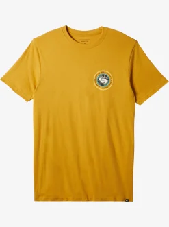 Quiksilver Tees|Omni Circle T-Shirt Mustard