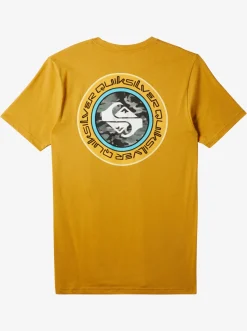 Quiksilver Tees|Omni Circle T-Shirt Mustard