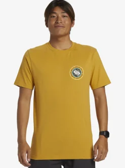 Quiksilver Tees|Omni Circle T-Shirt Mustard
