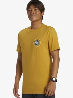 Quiksilver Tees|Omni Circle T-Shirt Mustard
