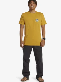 Quiksilver Tees|Omni Circle T-Shirt Mustard