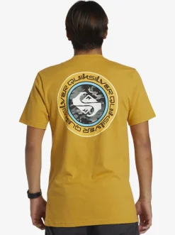 Quiksilver Tees|Omni Circle T-Shirt Mustard