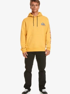Quiksilver Sweatshirts & Hoodies|Omni Logo Hoodie Mustard