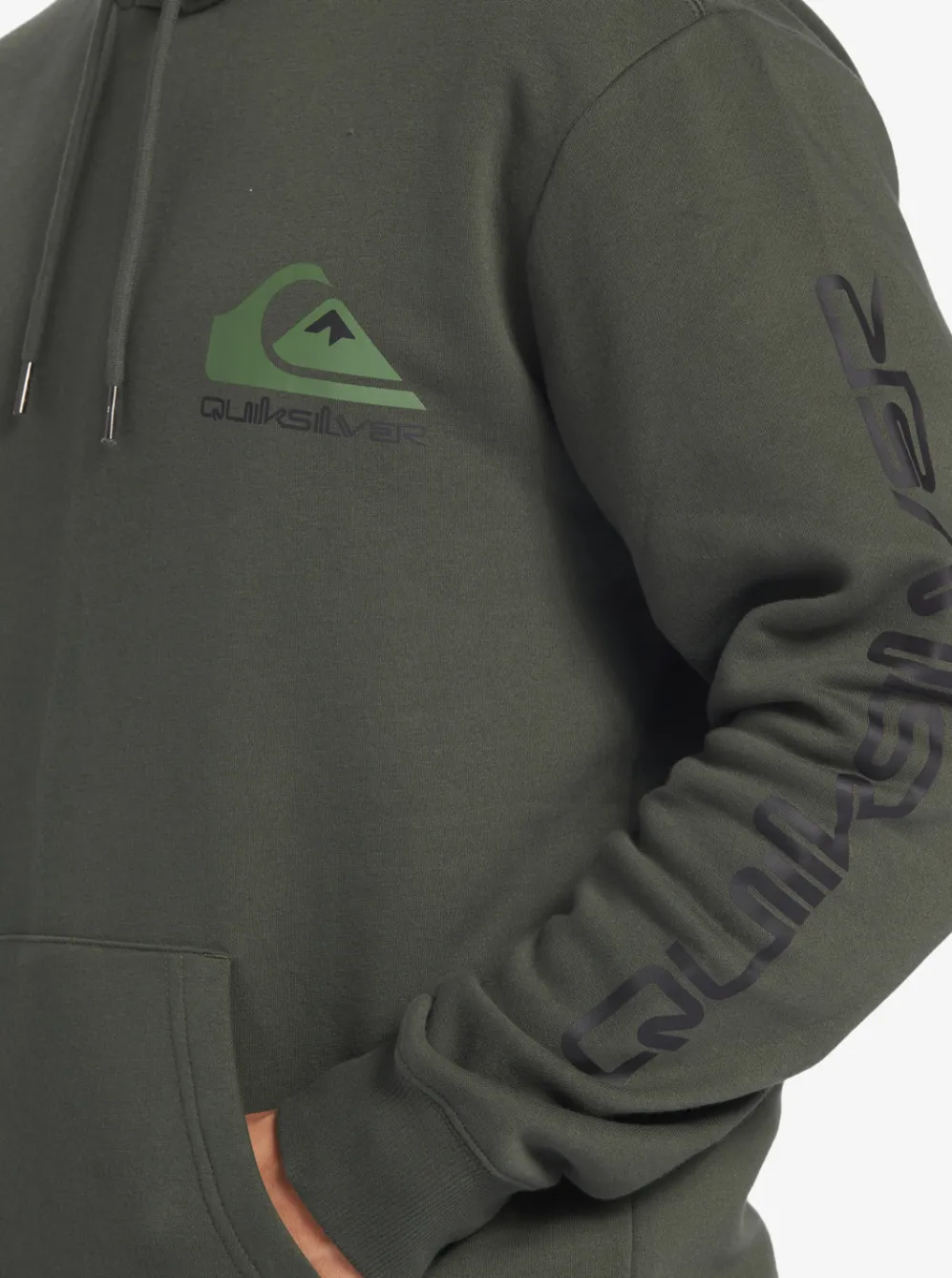 Quiksilver Sweatshirts & Hoodies|Omni Logo Hoodie Climbing Ivy