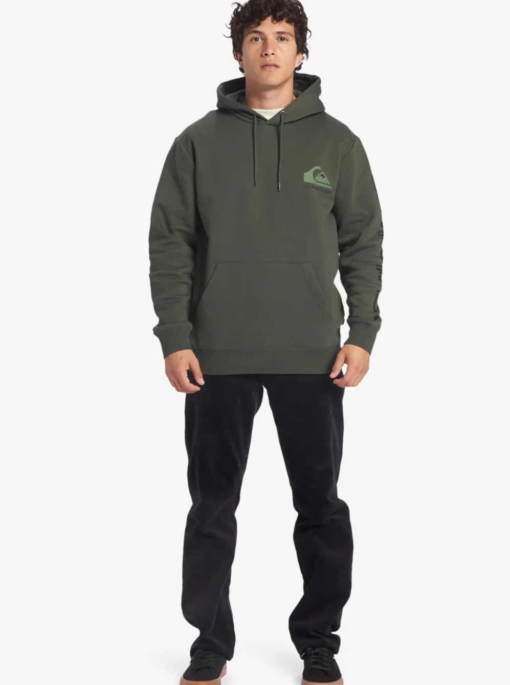 Quiksilver Sweatshirts & Hoodies|Omni Logo Hoodie Climbing Ivy