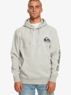 Quiksilver Shirts & Polos|Omni Logo Hoodie Athletic Heather