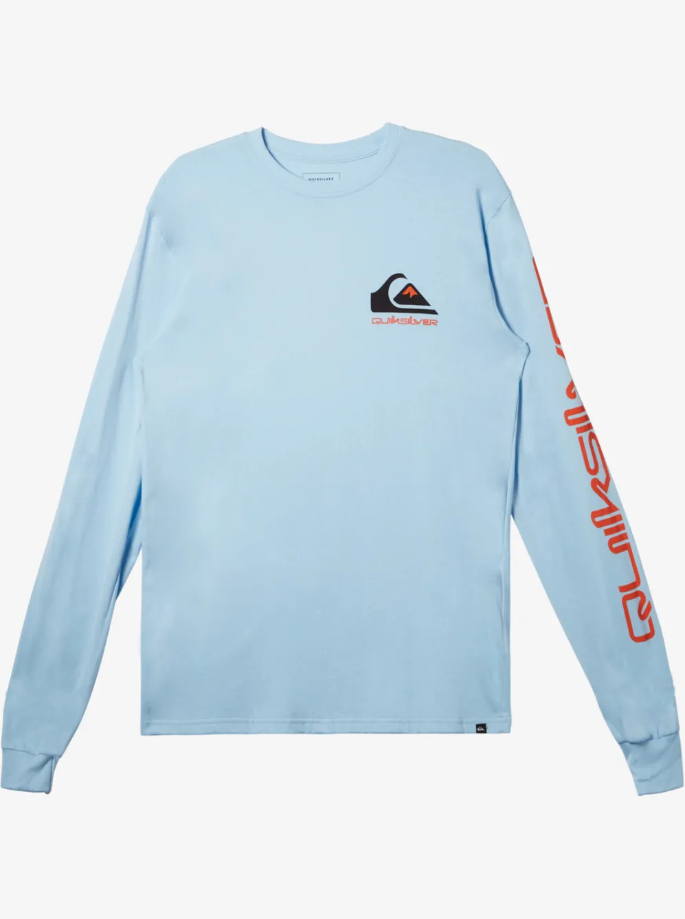 Quiksilver Tees|Omni Logo Long Sleeve T-Shirt Clear Sky
