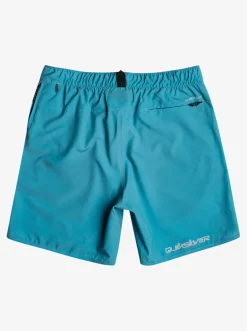 Quiksilver Boardshorts|Omni Scallop 17" Amphibian Boardshorts Brittany Blue