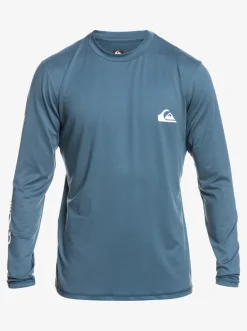 Quiksilver Rashguards|Omni Session Long Sleeve Upf 50 Surf T-Shirt Bering Sea
