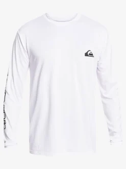 Quiksilver Rashguards|Omni Session Long Sleeve Upf 50 Surf T-Shirt White