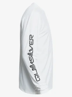 Quiksilver Rashguards|Omni Session Long Sleeve Upf 50 Surf T-Shirt White