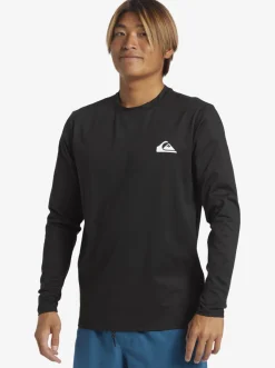 Quiksilver Rashguards|Omni Session Long Sleeve Upf 50 Surf T-Shirt Black