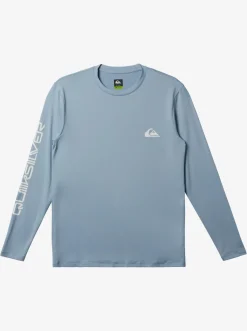 Quiksilver Rashguards|Omni Session Long Sleeve Upf 50 Surf T-Shirt Celestial Blue
