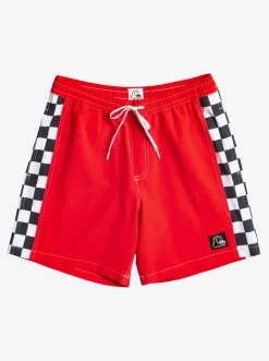 Quiksilver Elastic Waist|Original Arch 17" Volleys High Risk Red
