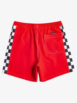 Quiksilver Elastic Waist|Original Arch 17" Volleys High Risk Red