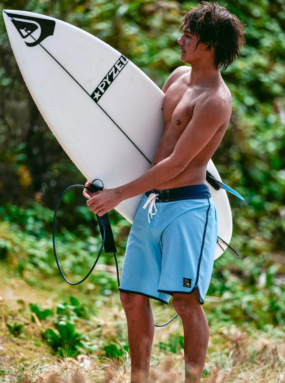 Quiksilver Boardshorts|Original Scallop 18" Boardshorts Sky Blue