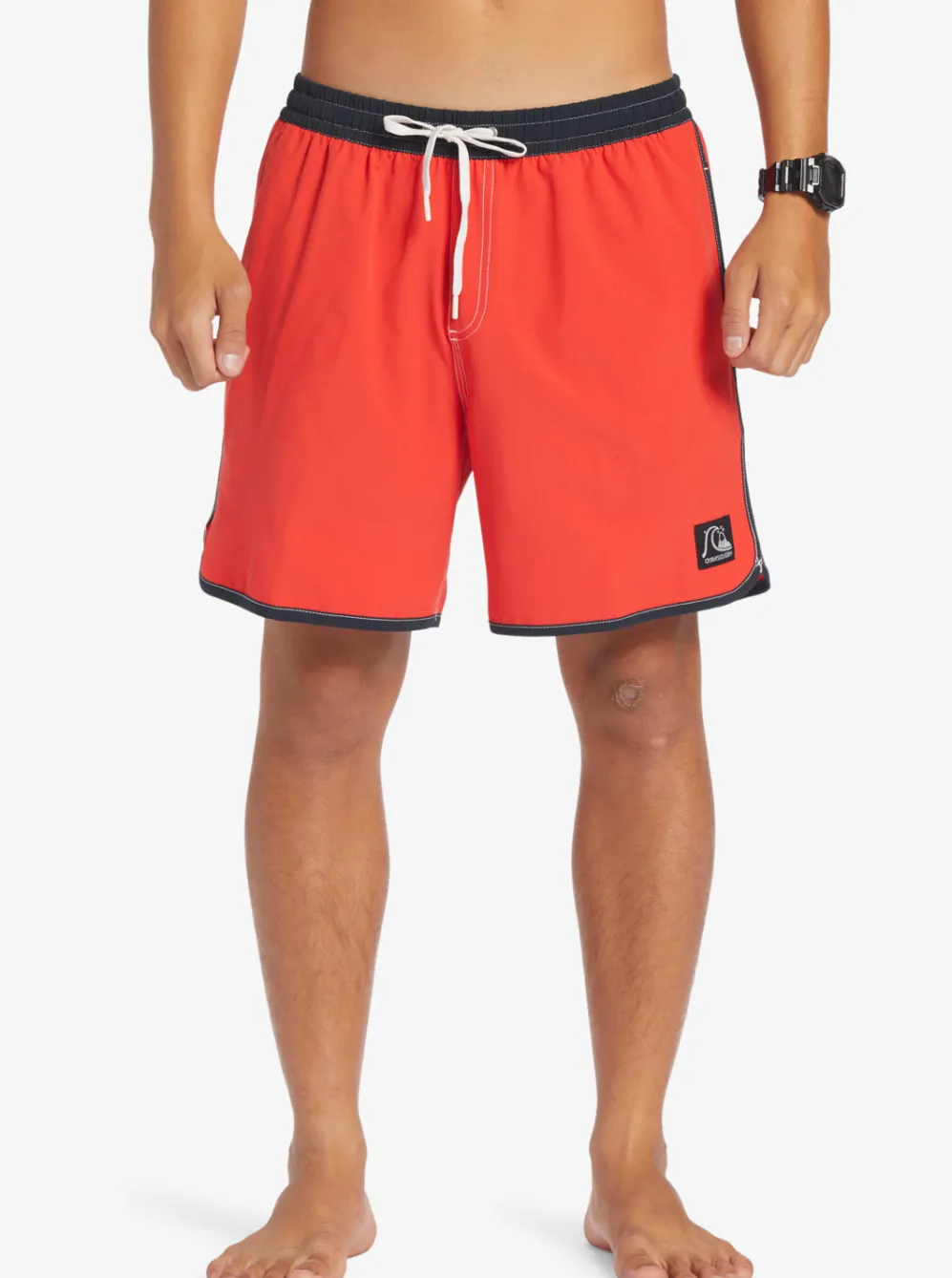 Quiksilver Elastic Waist|Original Scallop 17" Volleys High Risk Red