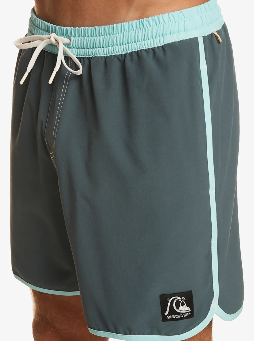 Quiksilver Elastic Waist|Original Scallop 17" Volleys Dark Slate