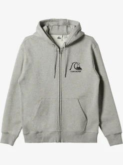 Quiksilver Shirts & Polos|Original Zip-Up Sweatshirt Athletic Heather
