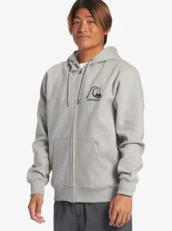 Quiksilver Shirts & Polos|Original Zip-Up Sweatshirt Athletic Heather