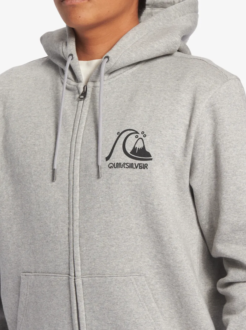 Quiksilver Shirts & Polos|Original Zip-Up Sweatshirt Athletic Heather