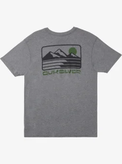 Quiksilver Tees|Outer Island Mod T-Shirt Medium Grey Heather