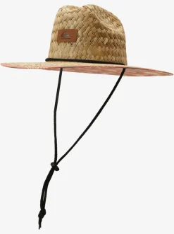 Quiksilver Hats|Outsider Straw Lifeguard Hat Baked Clay