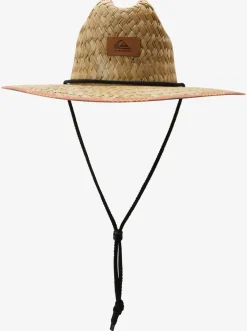 Quiksilver Hats|Outsider Straw Lifeguard Hat Baked Clay