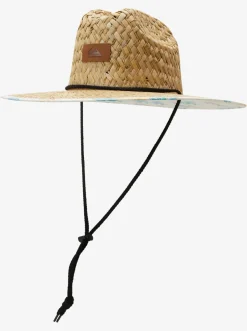Quiksilver Hats|Outsider Straw Lifeguard Hat Birch