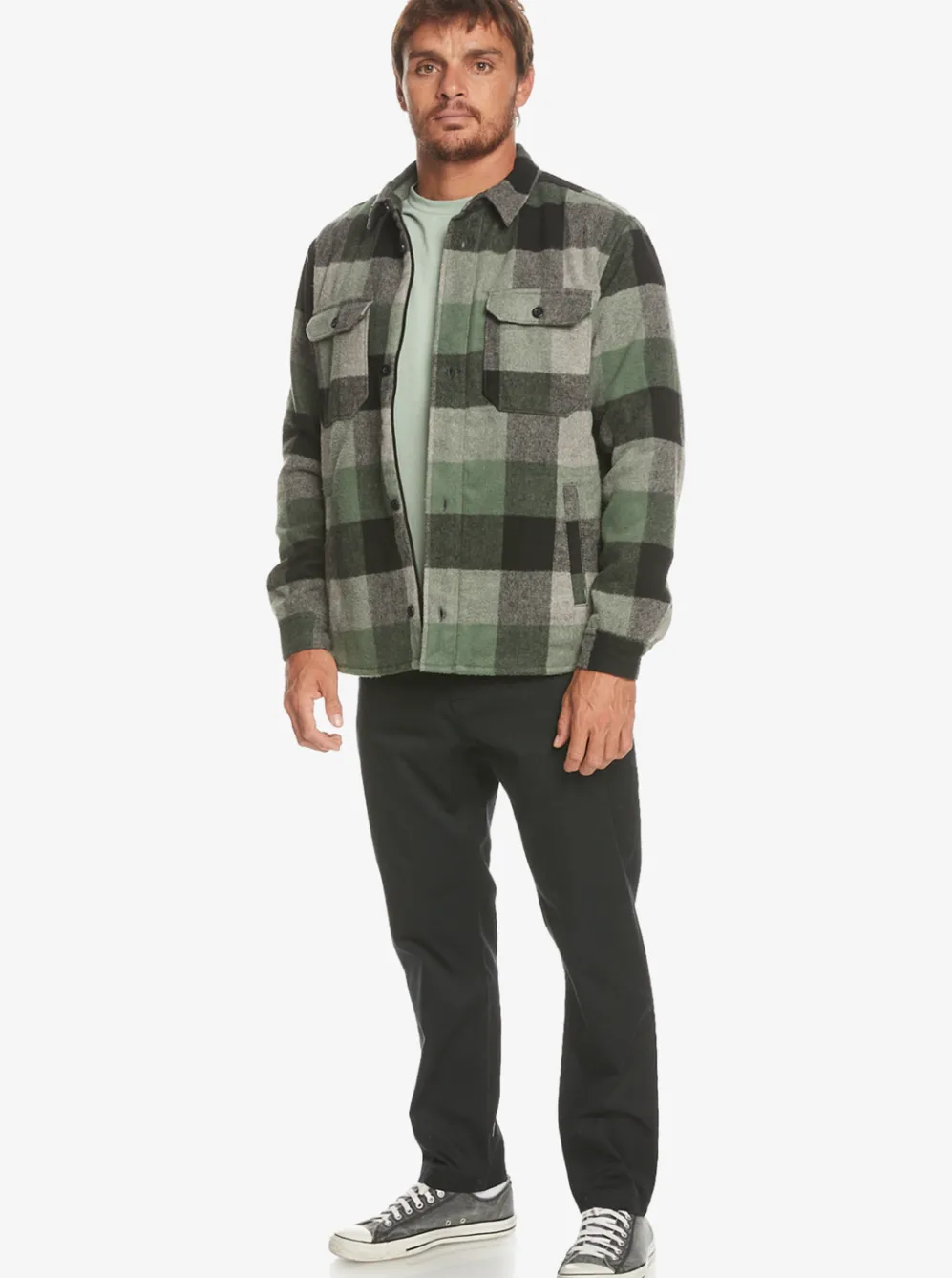 Quiksilver Jackets|Pickston Jacket Black Pickston