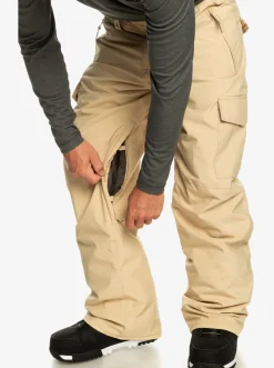 Quiksilver Snow Pants|Porter Insulated Snow Pants Pale Khaki