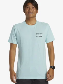 Quiksilver Tees|Quik Frame T-Shirt Pastel Turquoise