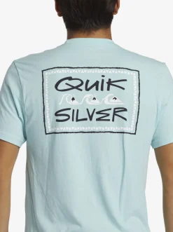 Quiksilver Tees|Quik Frame T-Shirt Pastel Turquoise