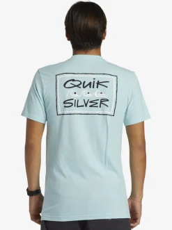Quiksilver Tees|Quik Frame T-Shirt Pastel Turquoise