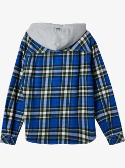 Quiksilver Shirts & Polos| X Saturdays Nyc Overhead Saltwater Hooded Shirt Bliss Blue