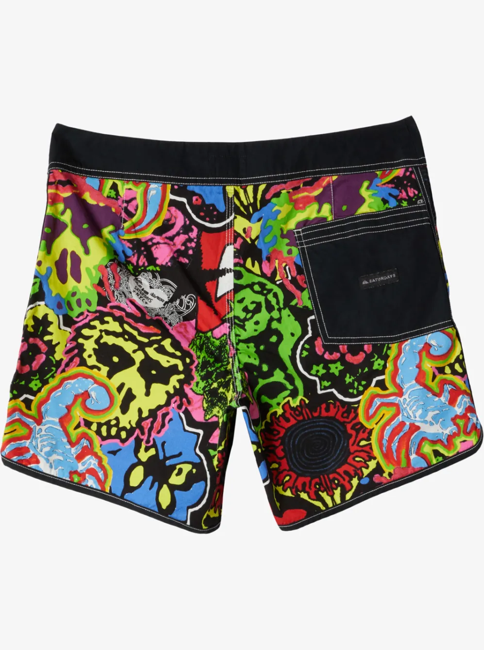 Quiksilver Boardshorts| X Saturdays Nyc Original Scallop 16" Boardshorts Black