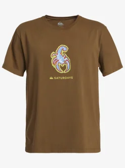 Quiksilver Tees| X Saturdays Nyc Graphic T-Shirt Sepia