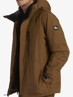 Quiksilver Snow Jackets| X Saturdays Nyc Technical Snow Jacket Sepia