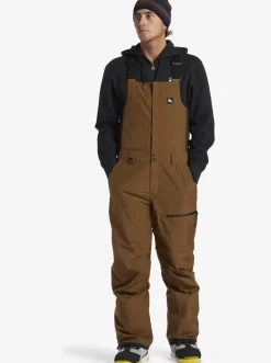 Quiksilver Snow Pants| X Saturdays Nyc Technical Snow Bib Pants Sepia