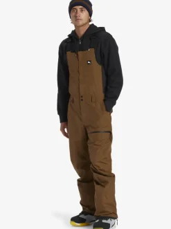 Quiksilver Snow Pants| X Saturdays Nyc Technical Snow Bib Pants Sepia