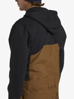 Quiksilver Snow Pants| X Saturdays Nyc Technical Snow Bib Pants Sepia
