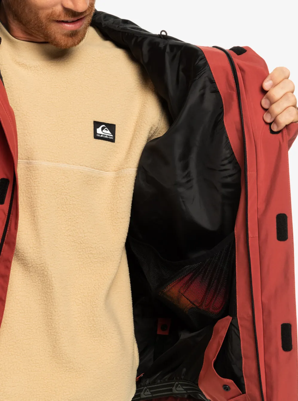 Quiksilver Snow Jackets|Radicalo Technical Snow Jacket Marsala
