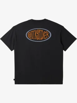 Quiksilver Tees|Real Surfin T-Shirt Black
