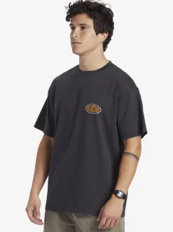 Quiksilver Tees|Real Surfin T-Shirt Black