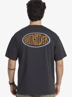 Quiksilver Tees|Real Surfin T-Shirt Black