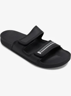 Quiksilver Sandals|Rivi Double Adjust Sandals Black/Grey/Black