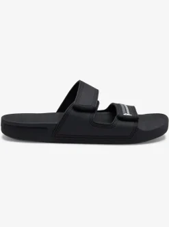 Quiksilver Sandals|Rivi Double Adjust Sandals Black/Grey/Black
