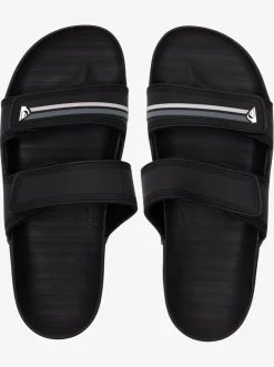 Quiksilver Sandals|Rivi Double Adjust Sandals Black/Grey/Black